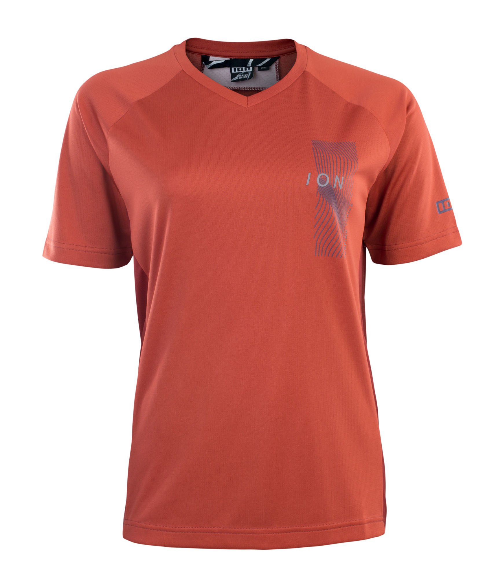 TRAZE Damen-Kurzarmshirt / spicy red / 38