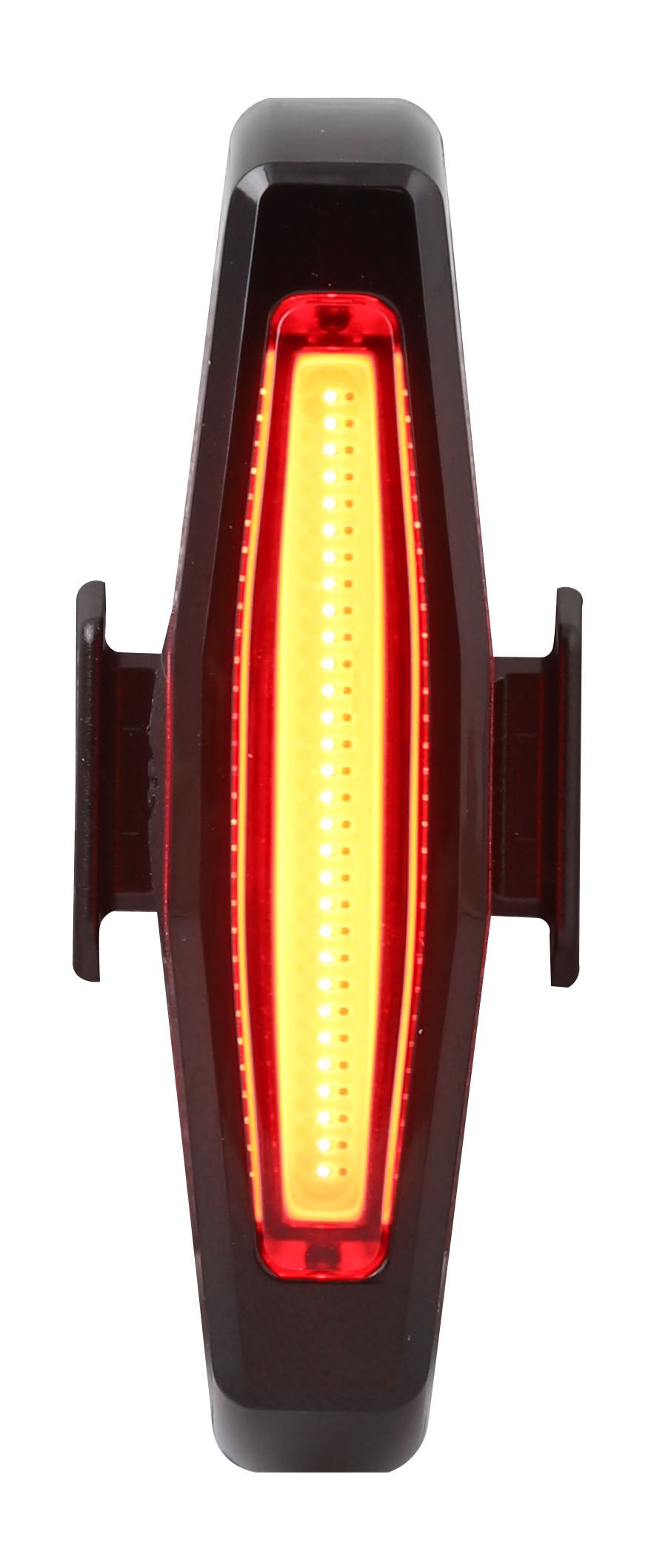 SEITWÄRTS Rücklicht / schwarz / 50 Lumen, micro USB