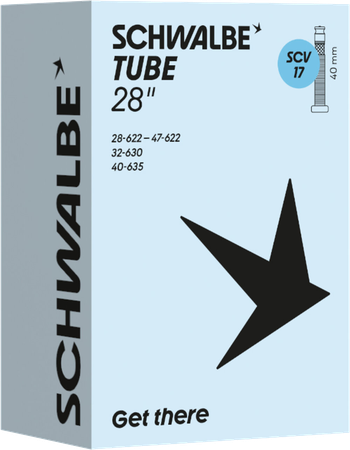 SCHWALBE STANDARD Schlauch Clik / 28", SCV17, 40mm, 28/47-622/635