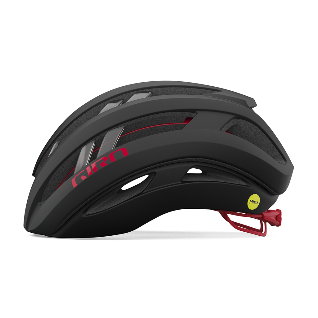 ARIES SPHERICAL MIPS Velohelm / matte carbon/red / S 51-55