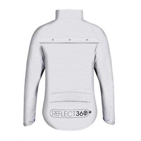 REFLECT 360+ Herren-Regenjacke / silber / M