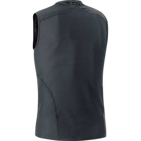 M BASE LAYER Herren-Funktionssinglet / schwarz / S
