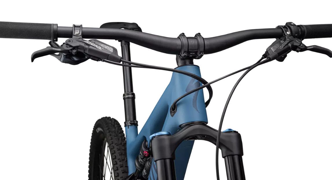LEVO SL COMP CARBON GEN2 E-MTB Fully / satin mystic blue mystic blue metallic silver dust / S4