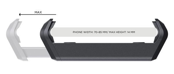 Universal Phone Holder SPC+ schwarz / schwarz
