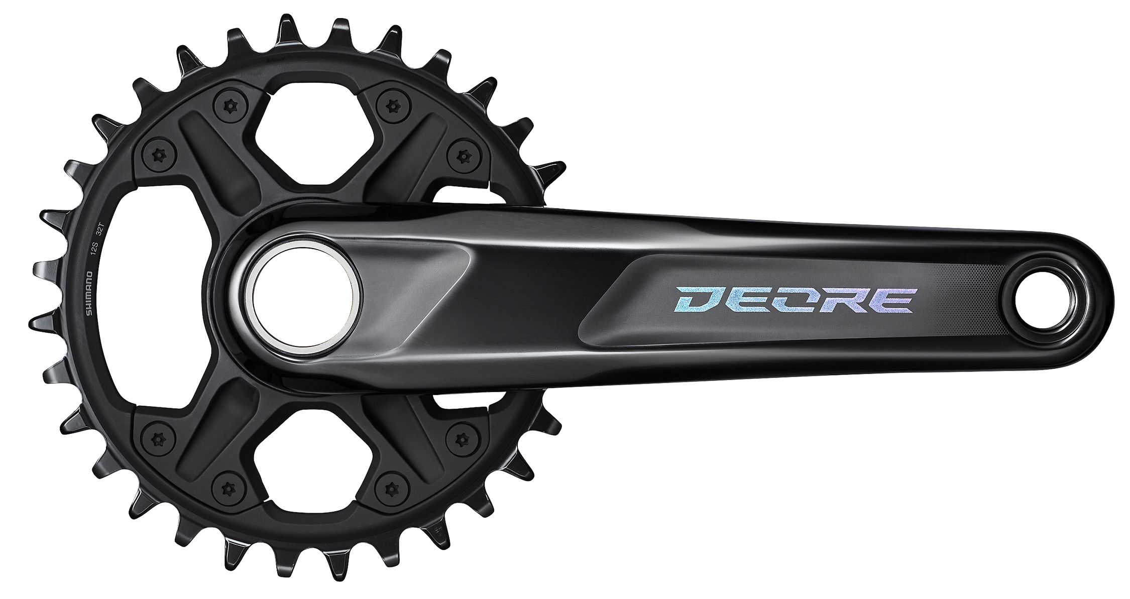 DEORE M6100 1x12, 142/148mm, Holowtech II Kurbel / schwarz / 175mm / 30 Zähne