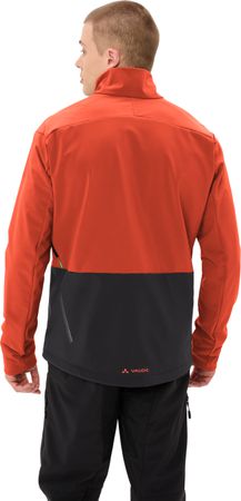 QIMSA PRO Herren-Softshelljacke / glowing red / S