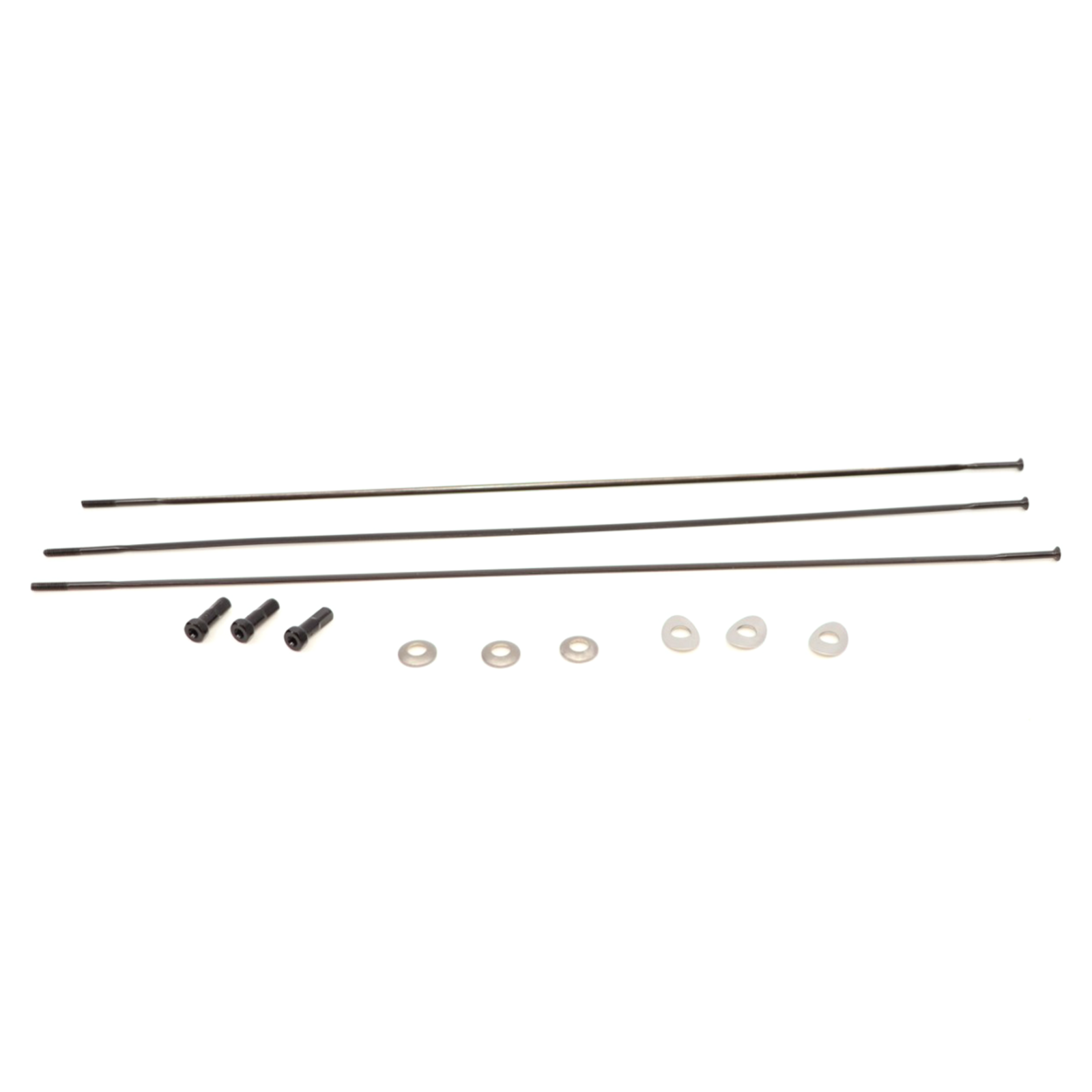 Spoke and Nipple 262mm CX-Ray Straight Pull Qty 3 / black