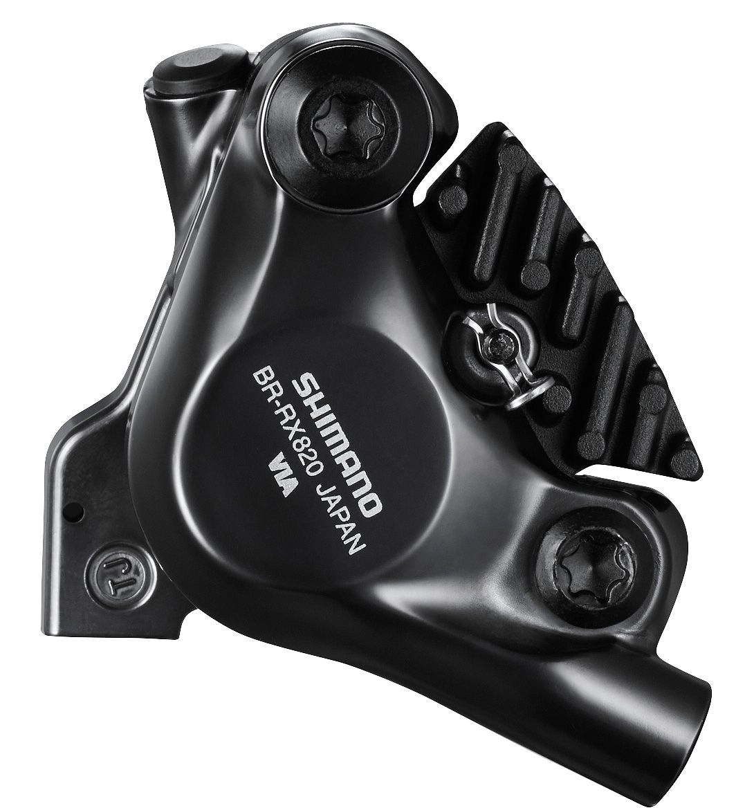 GRX RX-820 Bremssattel Flatmount / schwarz / hinten