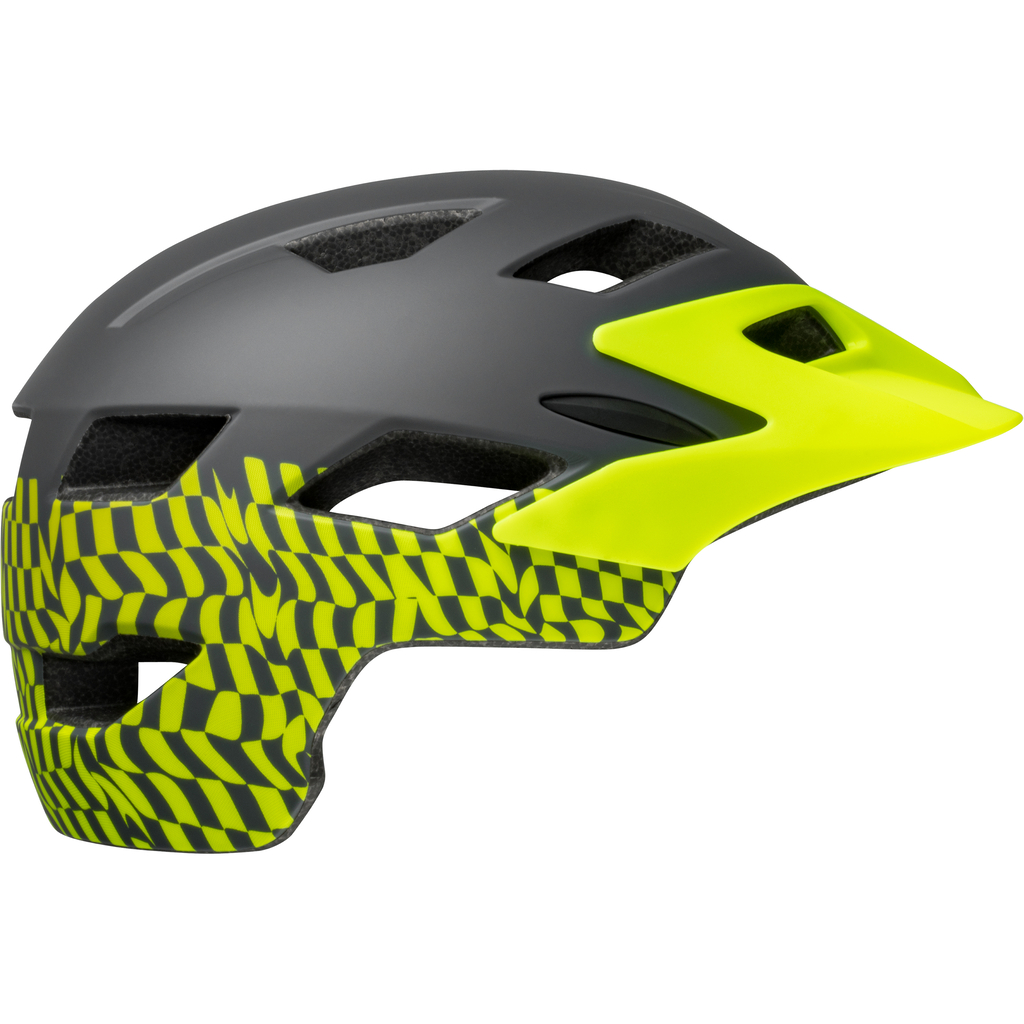 Sidetrack Child Helmet / matte retina sear wavy checks