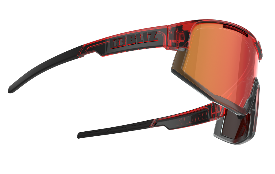FUSION Sportbrille / transparent red
