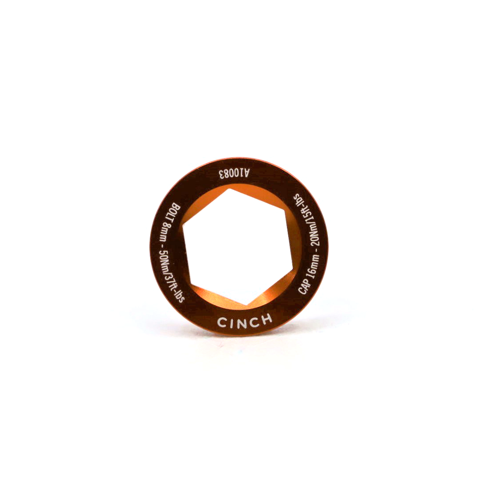 Next And Turbine Crank DS Puller Cap W/Washer M25 / orange