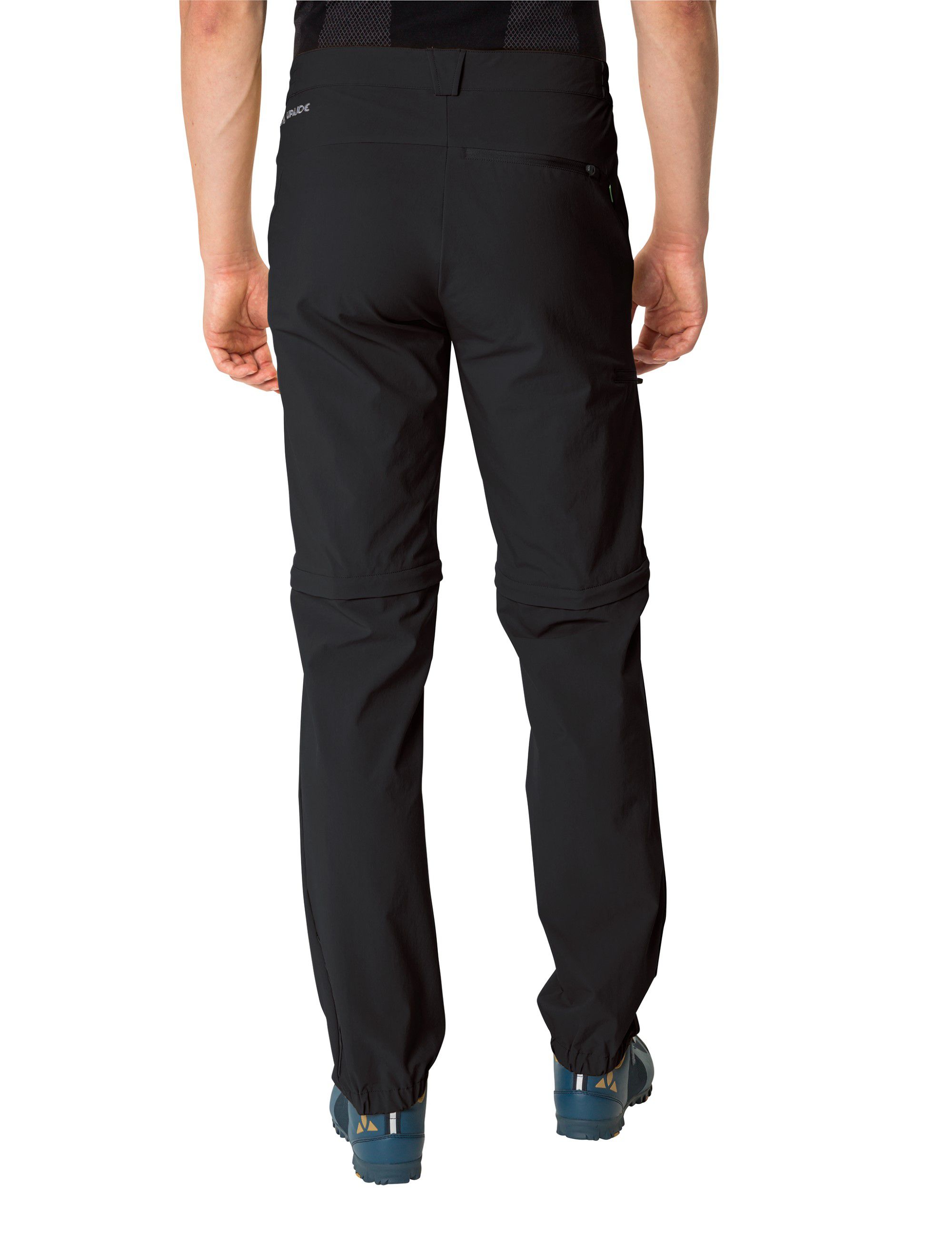 YARAS Herren-Zip-off-Tourenhose / black / L