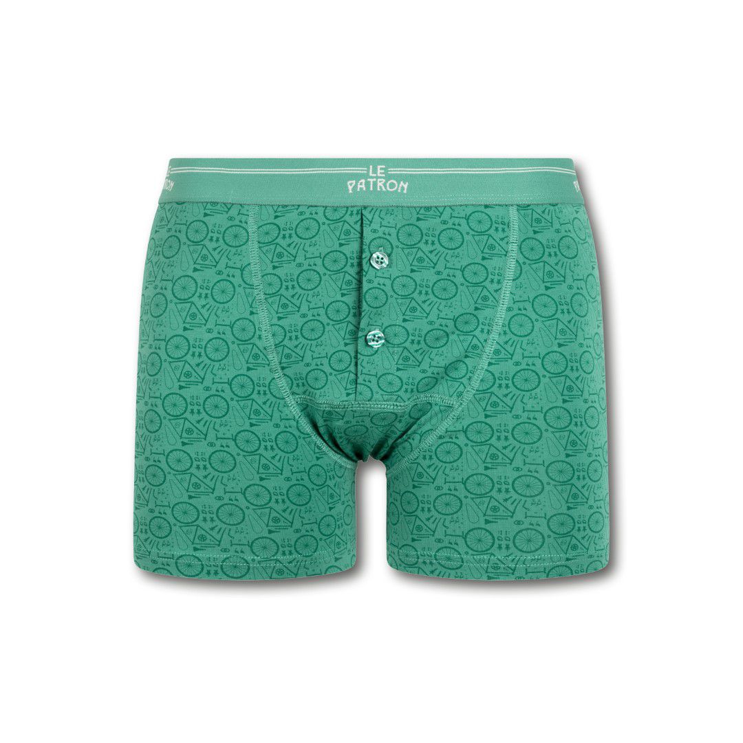 BICYCLES Boxershorts, Set 2-farbig / mint, red / L