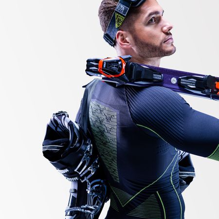 Men Energy Accumulator 4.0 Shirt LG SL / Charcoal/Yellow / S