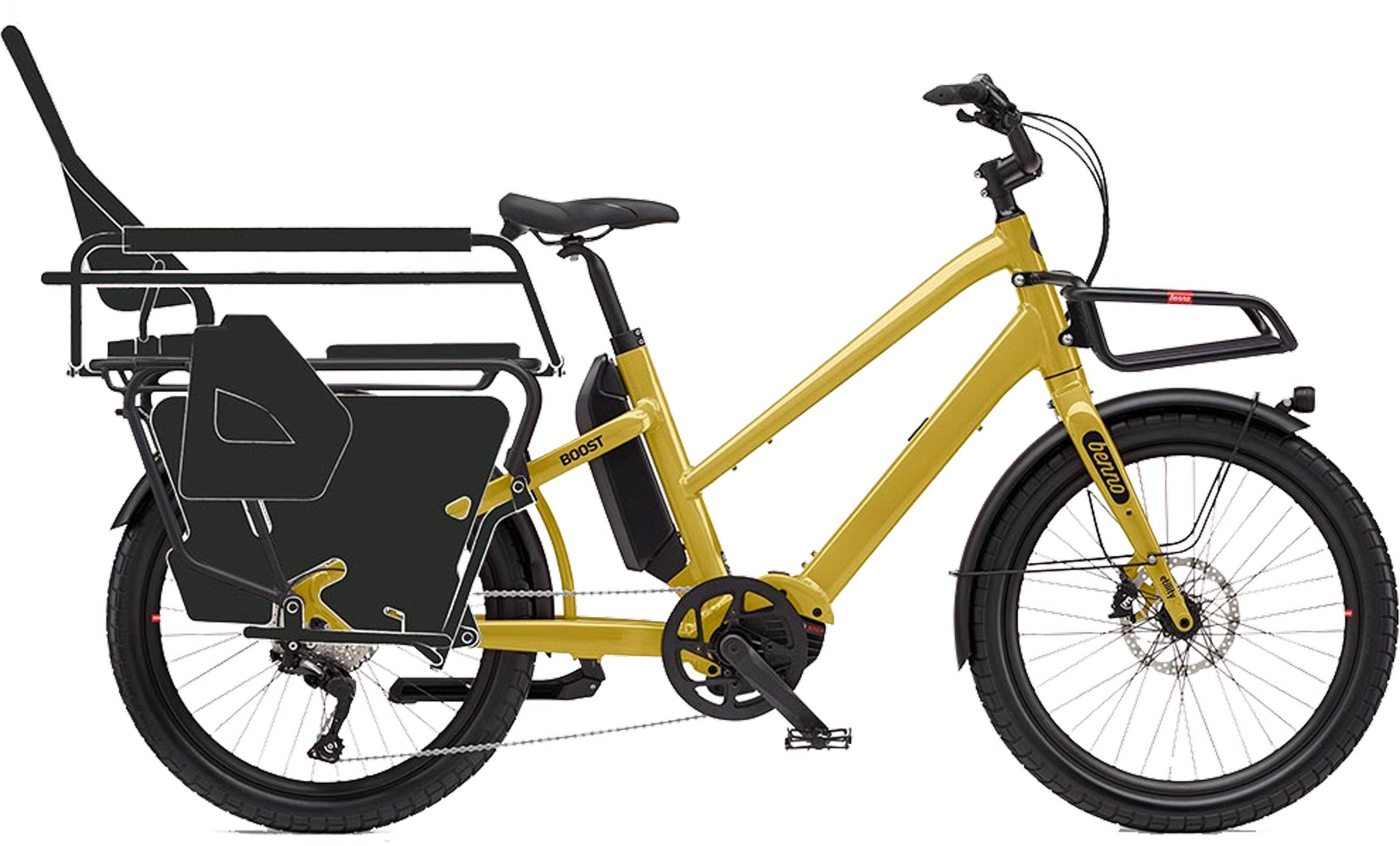 BOOST 10D CX Step Through E-Cargobikes 25km/h / wasabi green