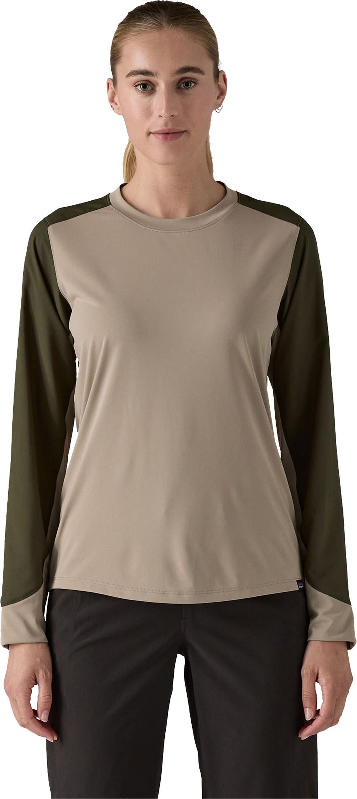 DIRT CRAFT Damen-Langarmshirt / seabird grey / M