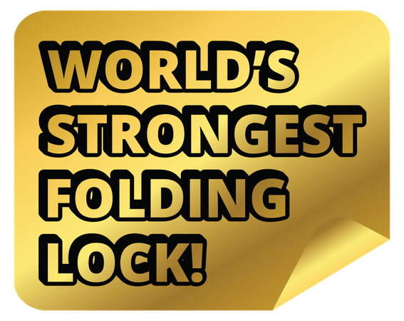 FOLDYLOCK Faltschloss / schwarz / 90cm