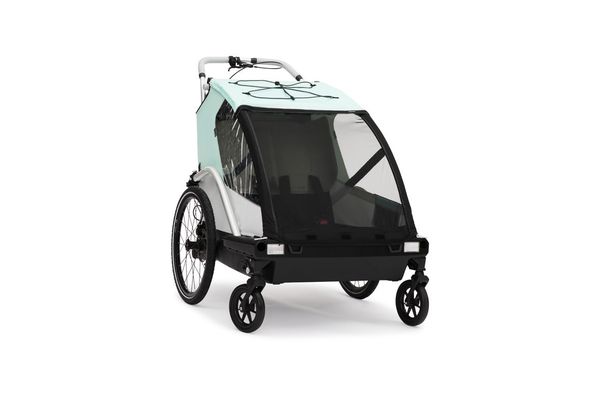 VENTO R "FAMILY" Kinderanhänger / türkis/weiss