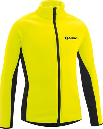 MORITZ Kinder-Softshelljacke / safety yellow / 128