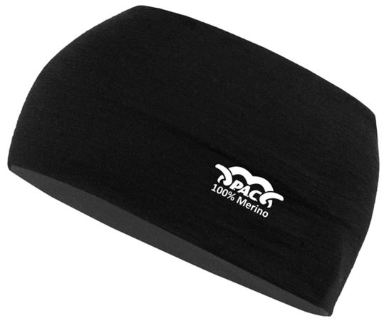 Merino Headband / total black