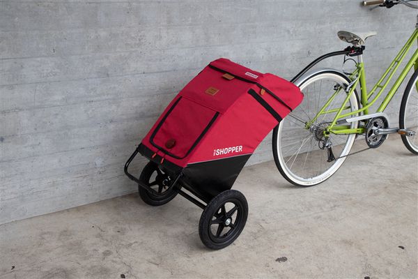 VELOSHOPPER Einkaufswagen / rot