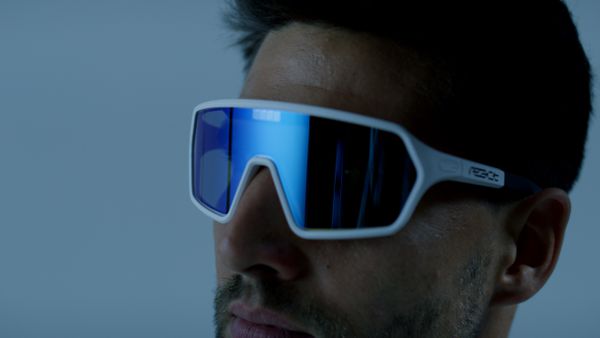 REV Sportbrille / sky white / M