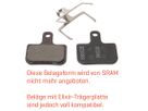 ROAD AXS Red, Force, Rival, Apex/Elixir, Level , DB Bremsbelag / organisch powerful /Trägerplatte schwarz