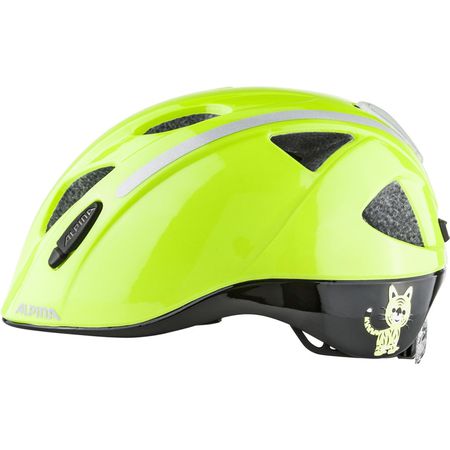 XIMO FLASH Kinderhelm mit Blinklicht / gelb / 45-49cm