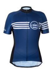 1987 TEAM Damen-Kurzarmtrikot / dunkelblau / L