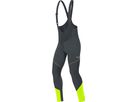 C3 GWS Herren-Softshell-Trägerhose mit Polster / black/neon yellow / S