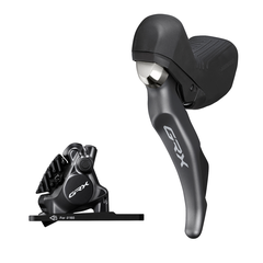 Scheibenbremsen-Set GRX BR-RX820 mit ST-RX810 / Schwarz / vorne, Hebel links, bremsen, schalten, 2, 100 cm