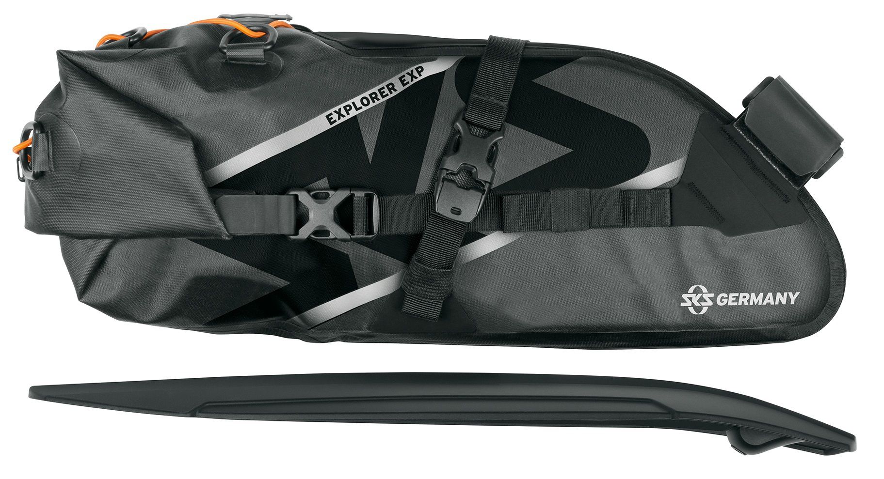 Satteltasche Explorer Exp. Saddlebag schwarz / schwarz