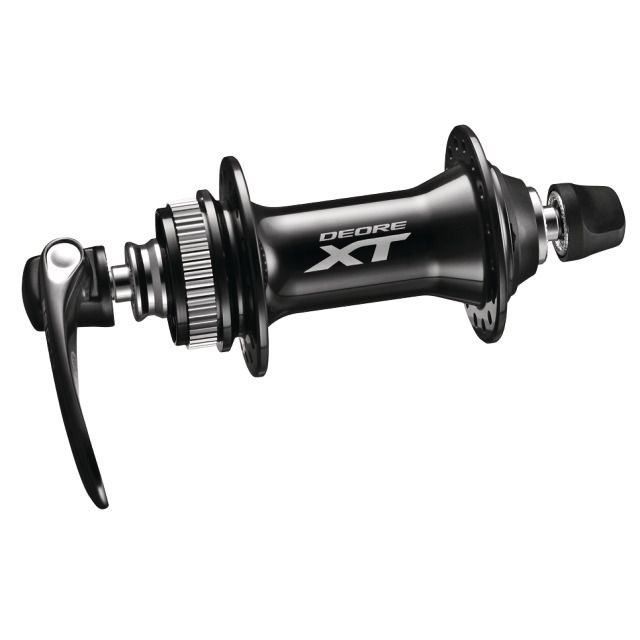 XT Vorderrad-Nabe HB-M8000B / schwarz / 32-L, 100/5mm, DISC CL
