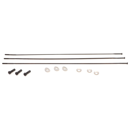 Spoke and Nipple 232mm CX-Ray Straight Pull Qty 3 / black
