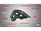 LAZER Unisex MTB Coyote MIPS Helm / matte dark green / S