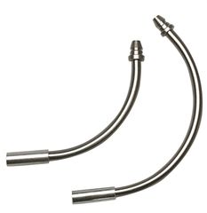 PIPE Kabelführung für V-Brakes / silber / 135°