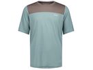DIVERSION Herren-Merino-Kurzarmshirt / desert sage/iron / L