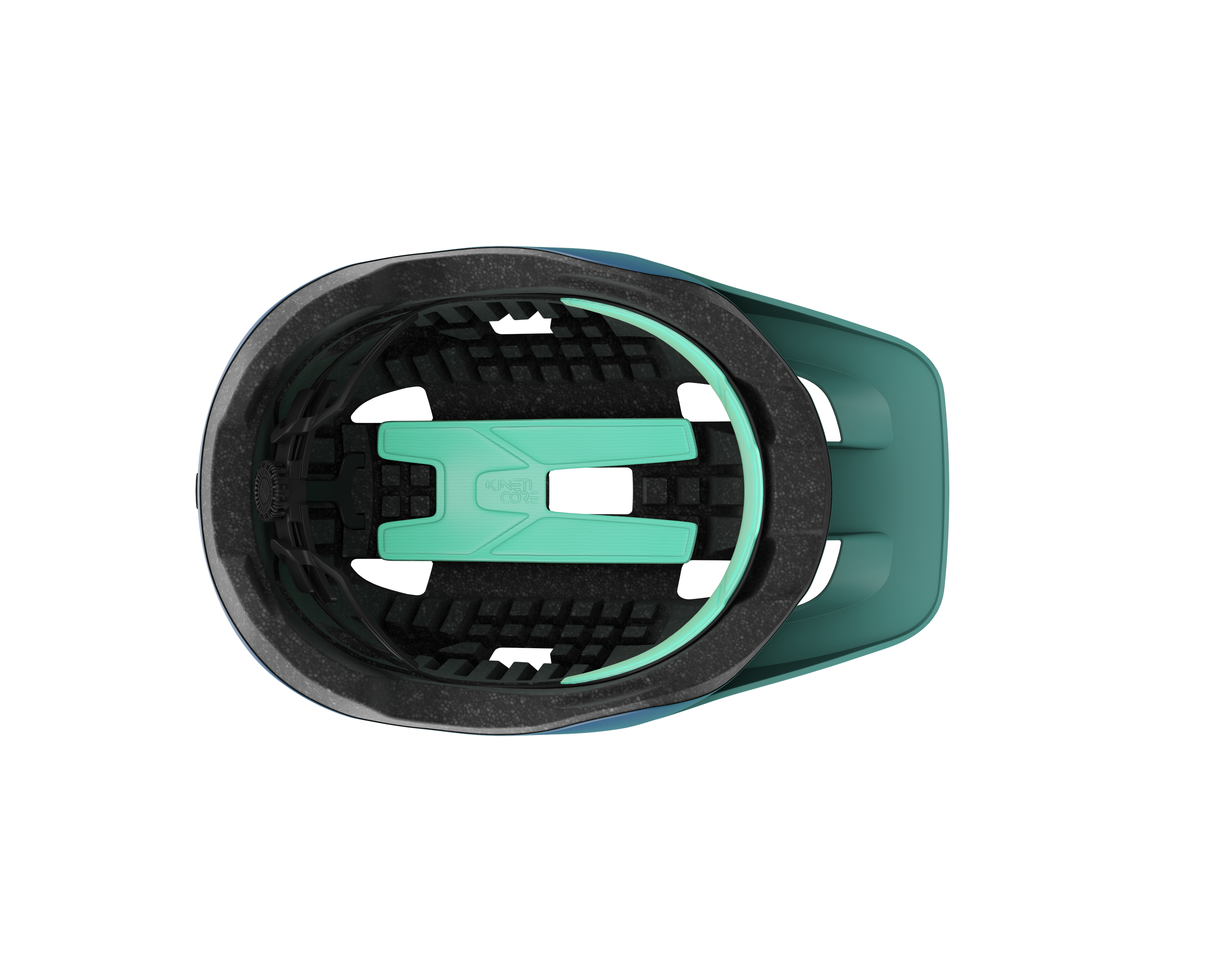 LAZER Unisex MTB Finch KinetiCore Helm / matte teal