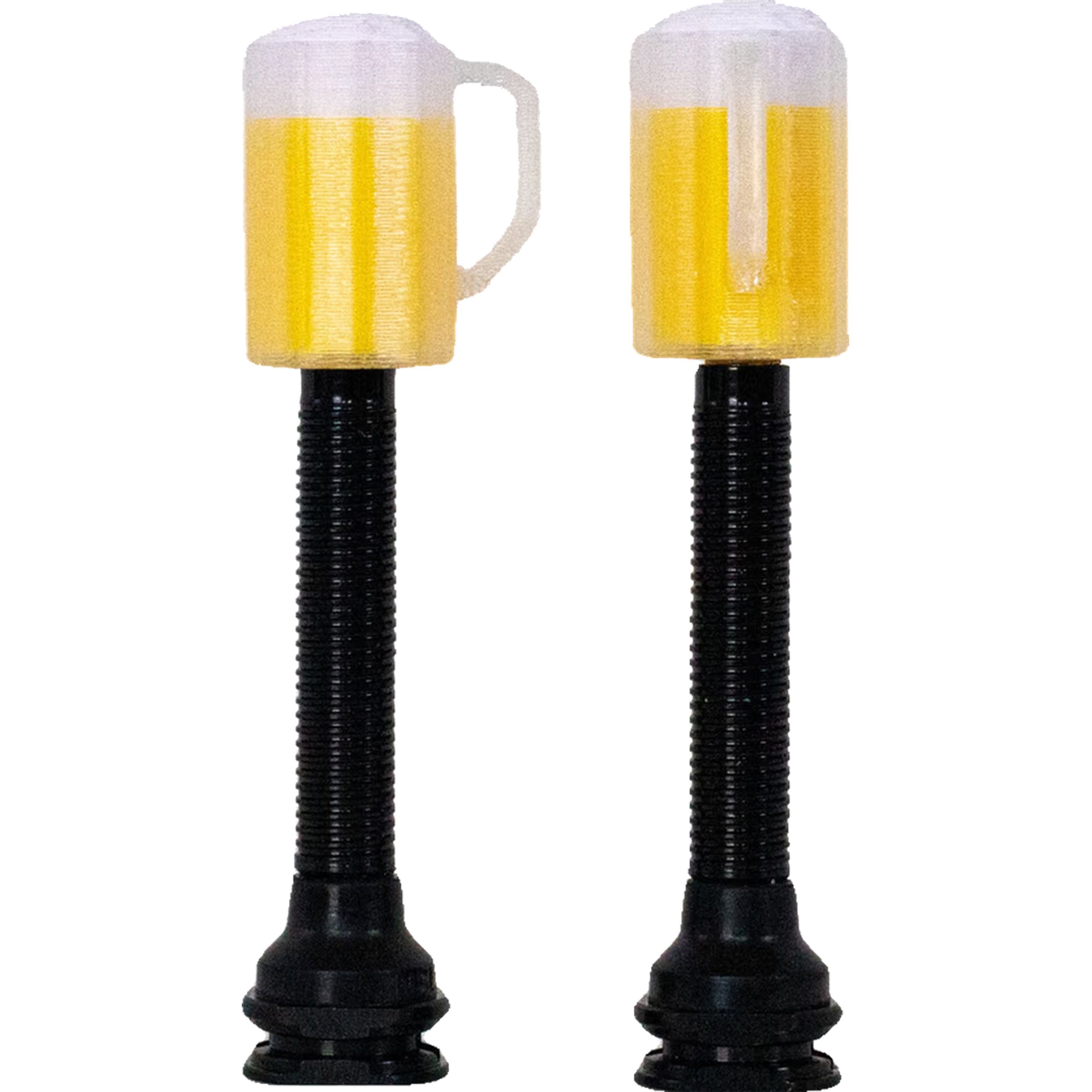 BIER Presta-Ventildeckel / gelb