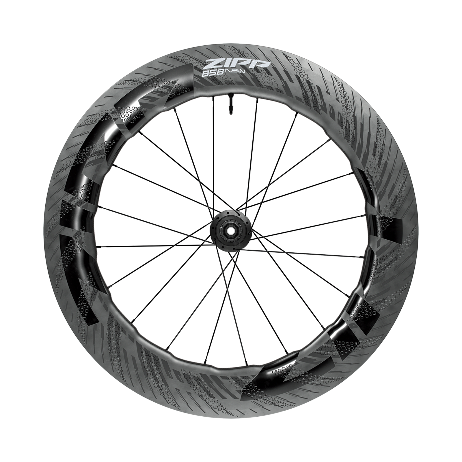 MY26 858 NSW Hookless Rear Wheel / black carbon / 700C/'12X142 XDR