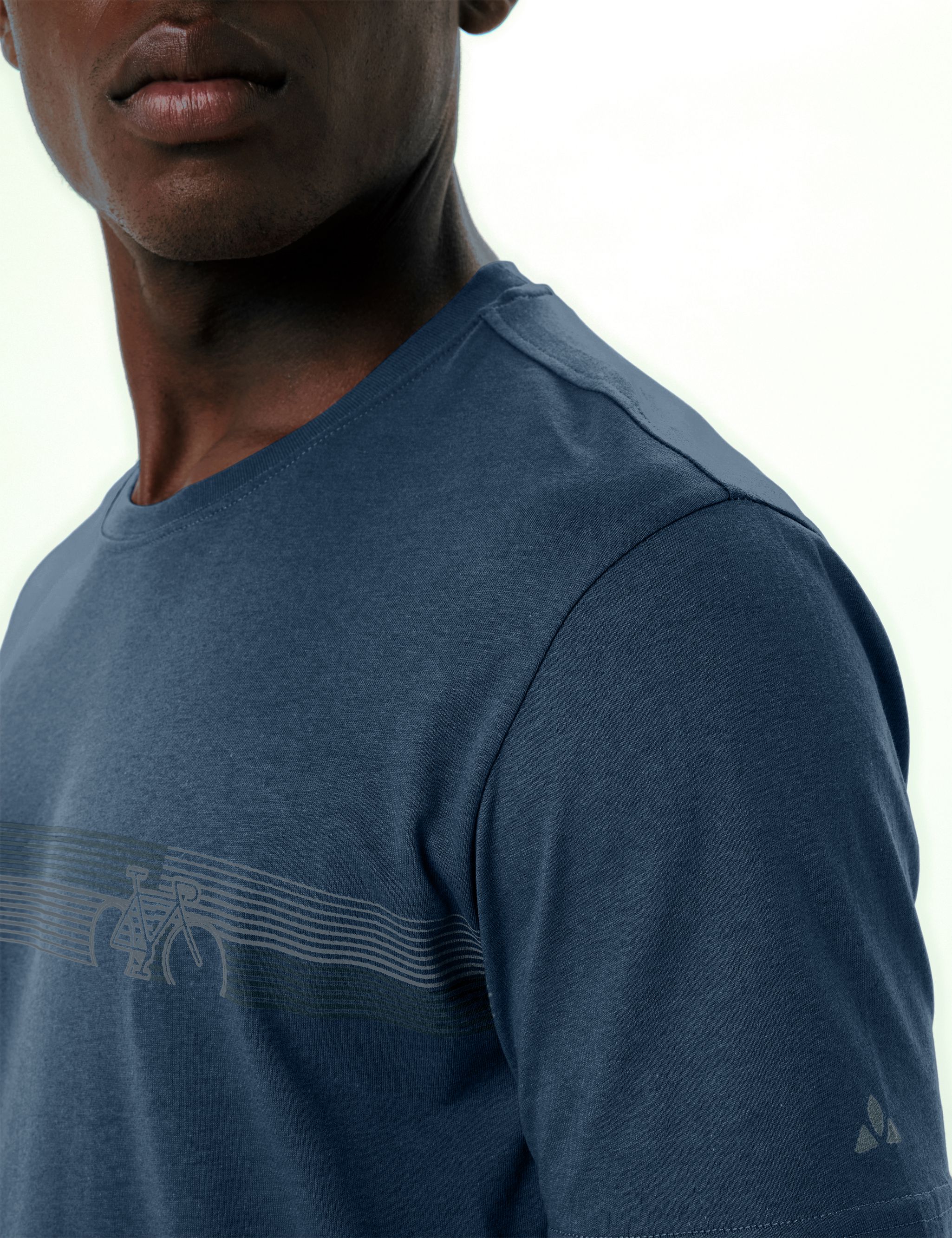 CYCLIST V Herren-Kurzarmshirt / dark sea/dark sea / 3XL