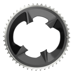 Chainring Rival eTap AXS 107 BCD withCover 2x12SP / black / 107x46T