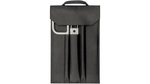 BRÄNDI 2.0 mobiler Grill aus Edelstahl inkl. Tasche / silber