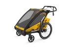 THULE CHARIOT SPORT 2 Kinderanhänger / yellow on black