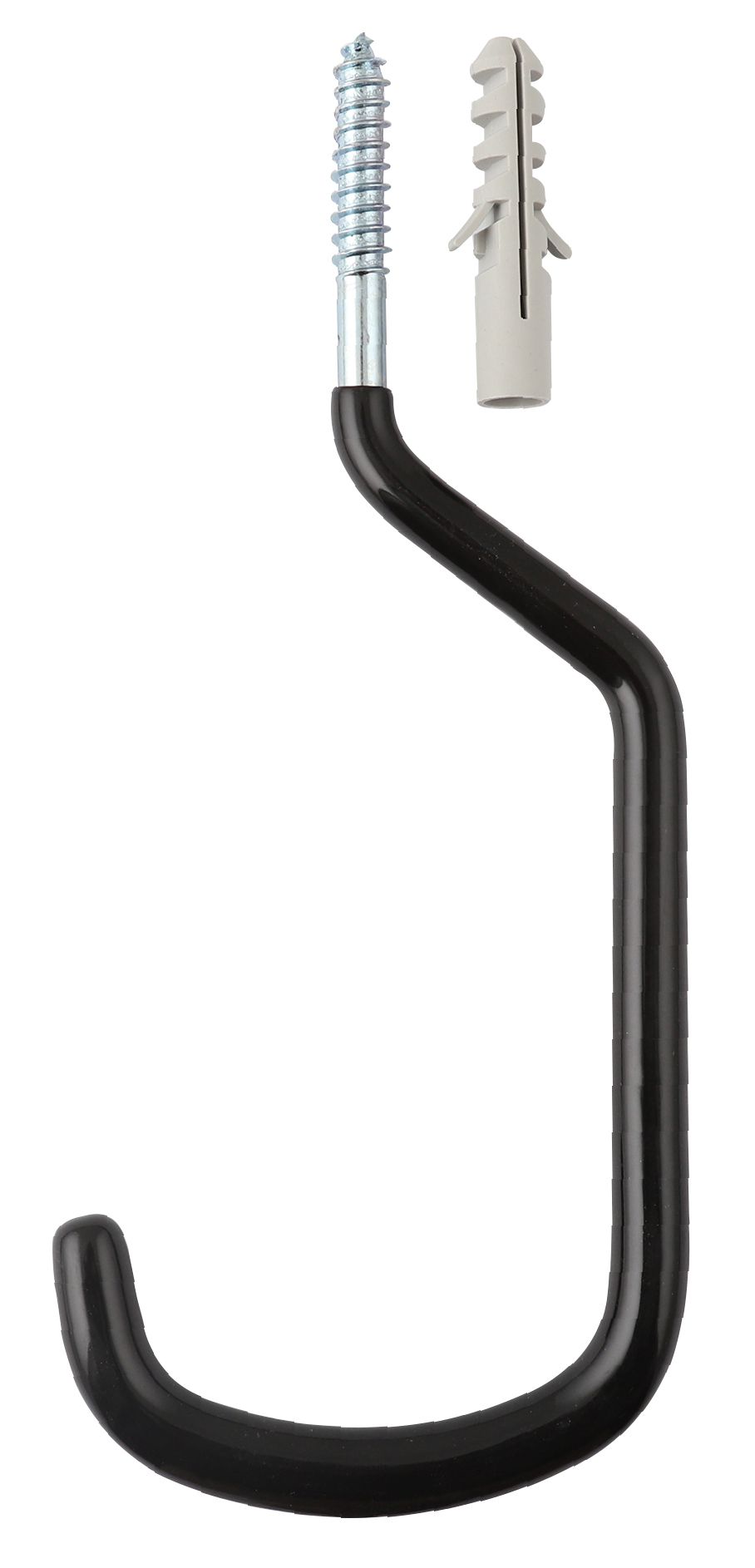 VELOHAKEN 70mm für Reifenbreite bis 2.6" / schwarz / HOLZGEWINDE