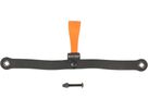 City Pull Tab / schwarz-orange / 8 x 22 x 3 cm