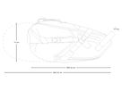 BACKCOUNTRY SADDLE PACK 6L Satteltasche / grau / 6L