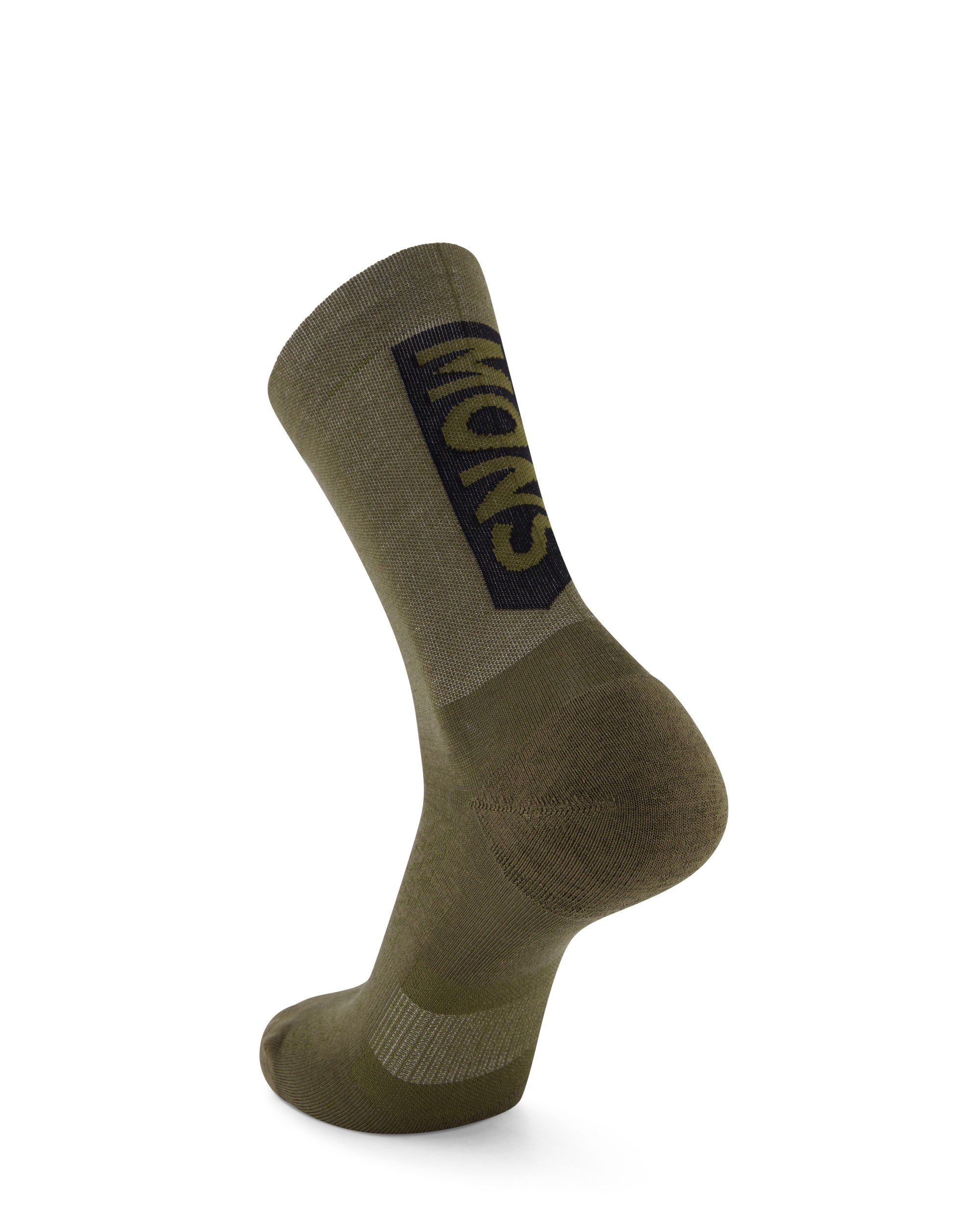 ATLAS MERINO CREW Velosocken / dark olive / L=42-44