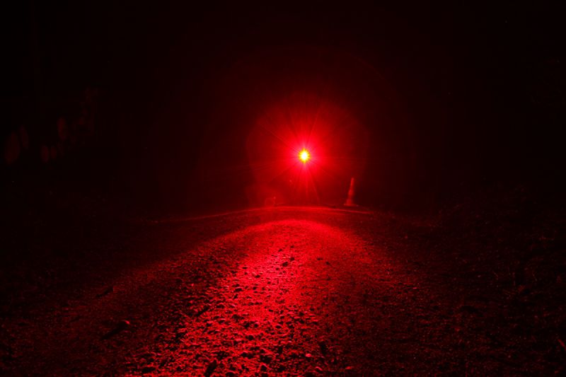 ROJO LED Rücklicht mit 2x 0.5W-LED