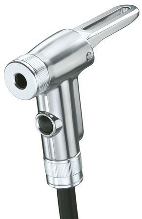 JOE BLOW ACE DX SMARTHEAD Alu-Pumpenadapter mit Schlauch / silber schwarz